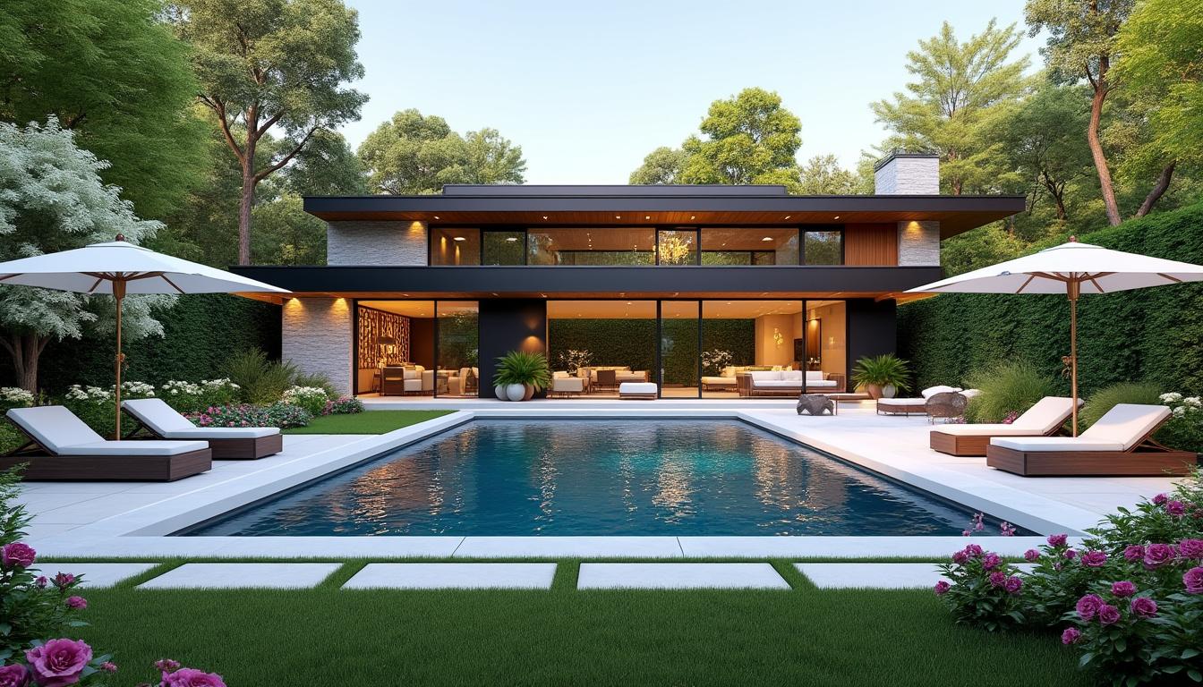 Maison avec pool house : atouts pour votre jardin