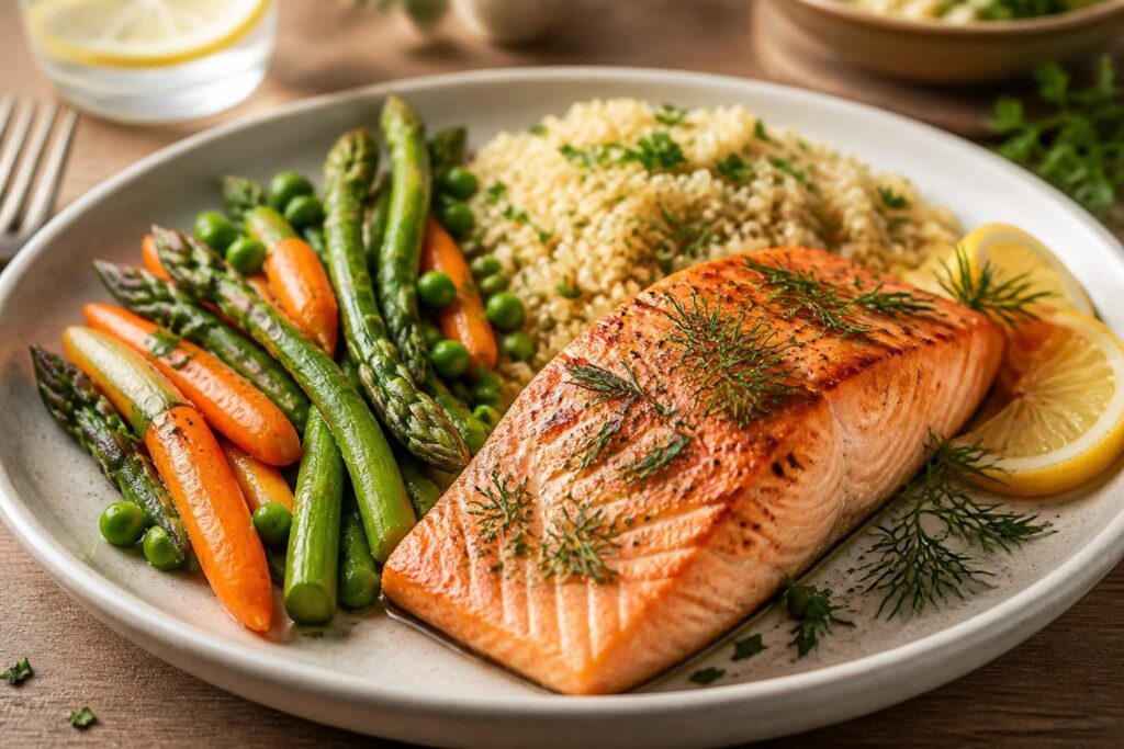 découvrez comment choisir la portion idéale de saumon pour un repas sain et gourmand, en maîtrisant les calories et les bienfaits de ce poisson savoureux.
