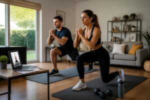 découvrez les avantages des cours de fitness en ligne pour garder la forme chez vous : flexibilité, variété d'exercices, et entraînements adaptés à votre rythme.