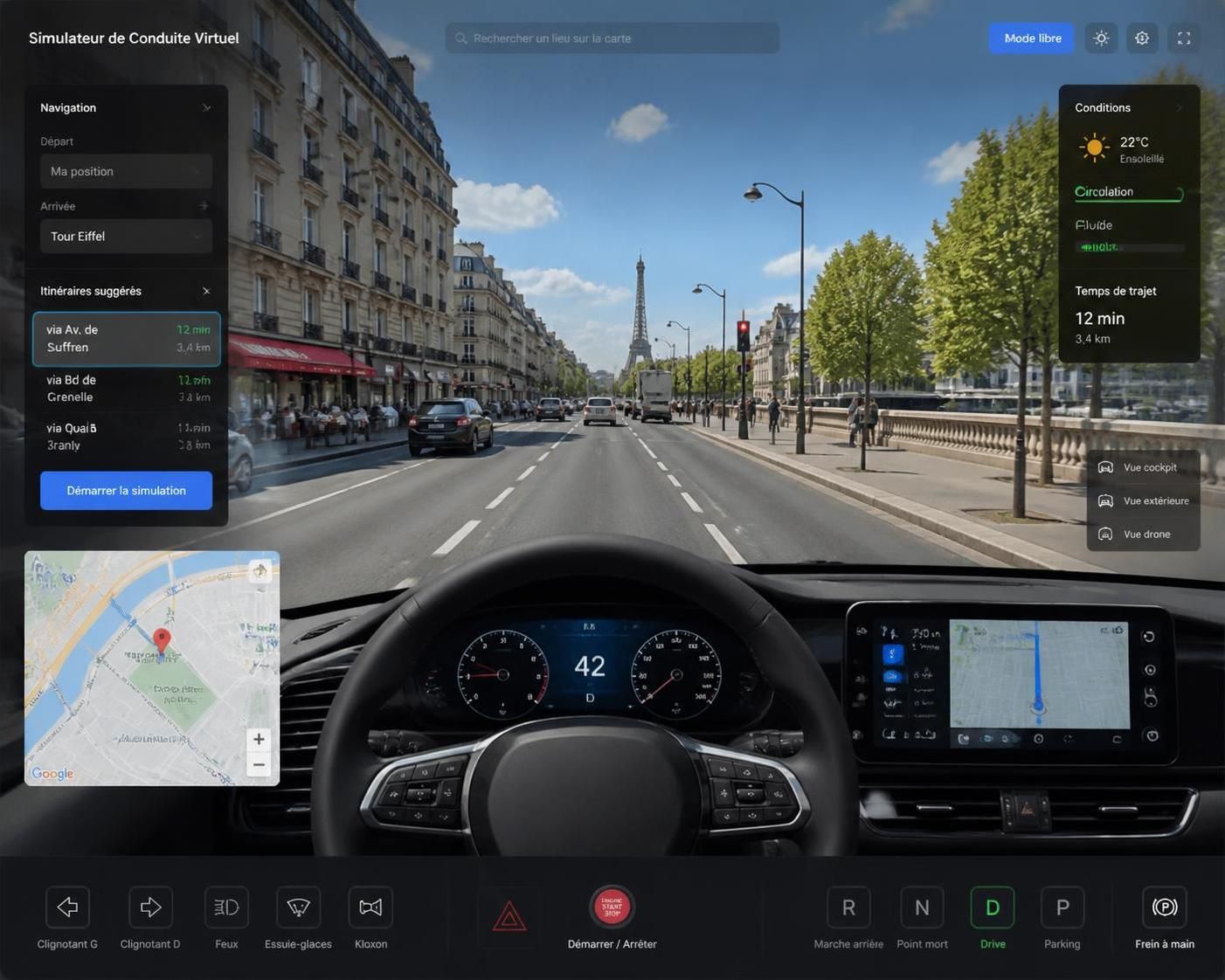 découvrez google driving simulator, une expérience immersive incontournable pour tous les passionnés de conduite virtuelle. plongez au cœur de la route avec réalisme et précision.