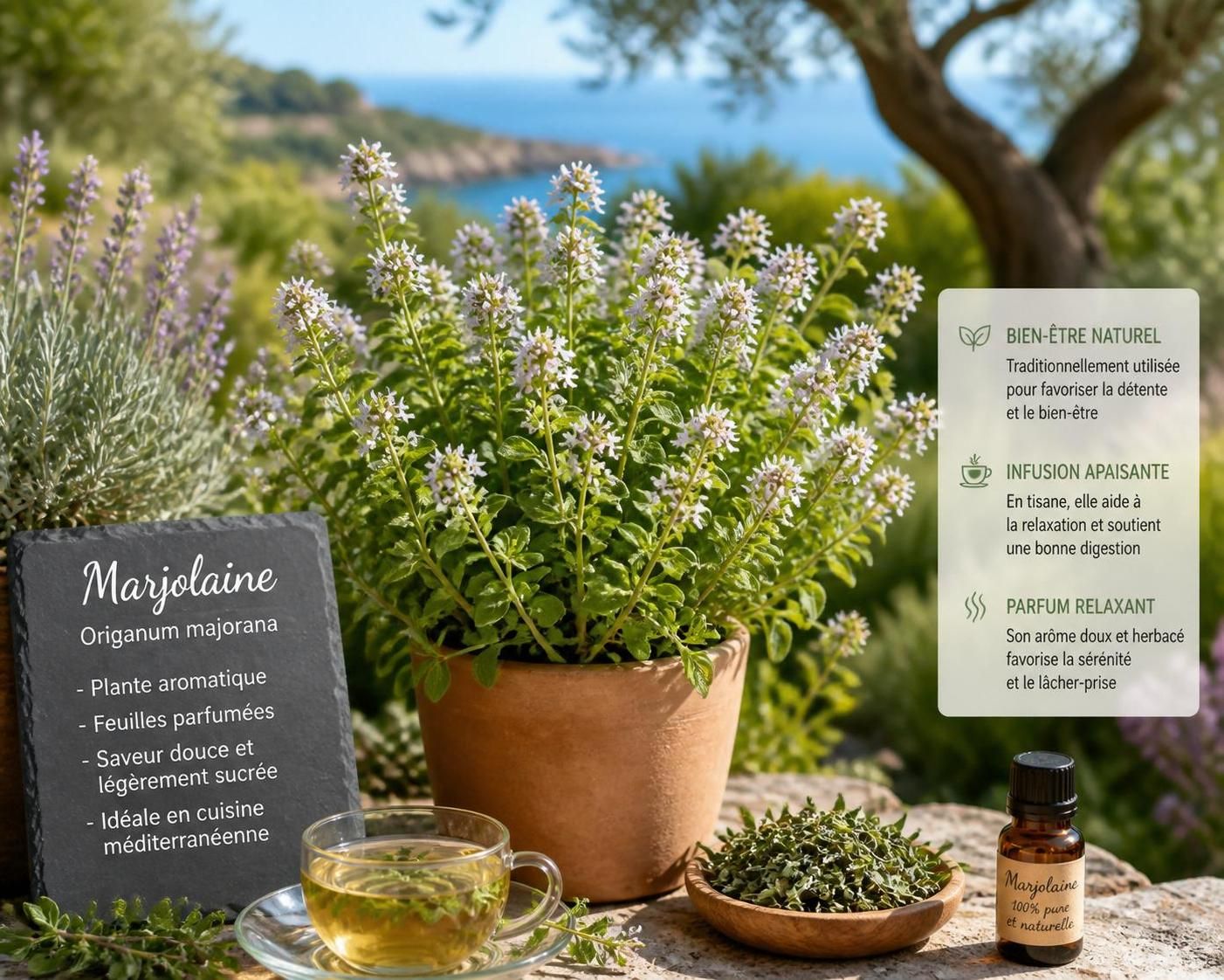 découvrez les bienfaits méconnus de la marjolaine, une plante aromatique aux vertus apaisantes et revitalisantes pour améliorer votre bien-être au quotidien.