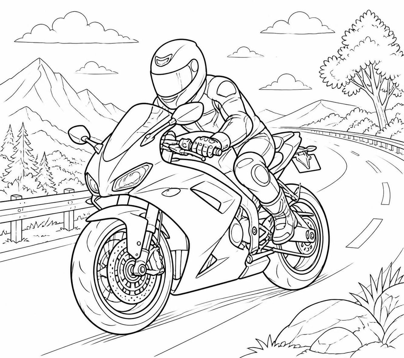 découvrez une collection de dessins de motos à colorier, idéale pour petits et grands passionnés de deux-roues. amusez-vous à personnaliser vos motos préférées avec des couleurs vives et originales.