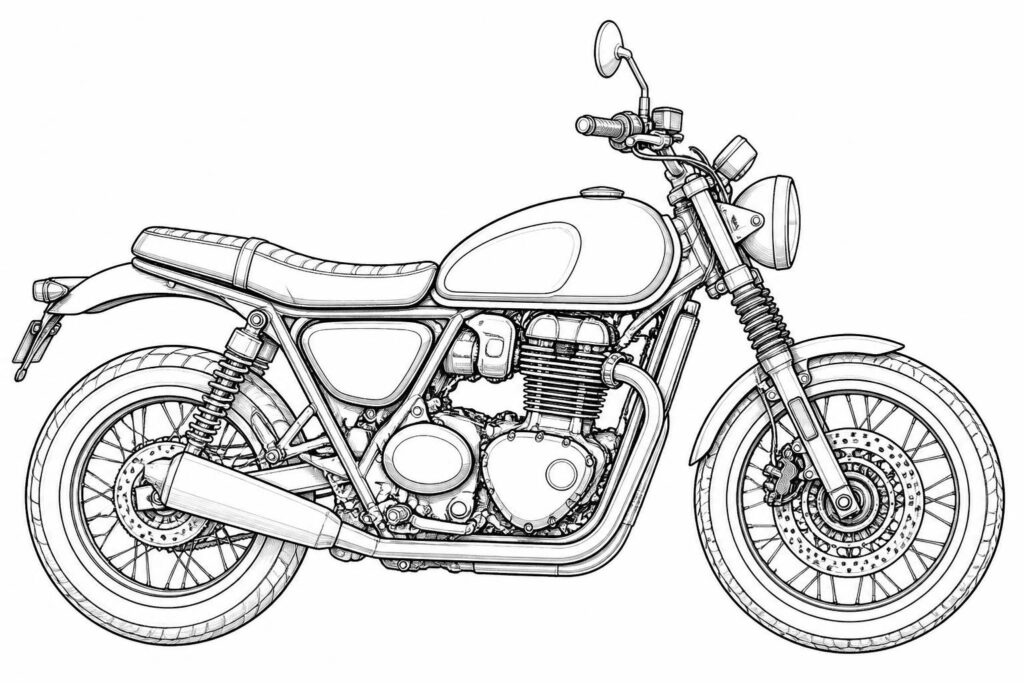 découvrez notre collection de dessins de motos à colorier, idéale pour petits et grands passionnés de deux-roues. amusez-vous à personnaliser vos modèles préférés et stimulez votre créativité !