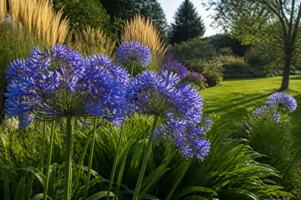 découvrez comment l'agapanthe peut embellir votre jardin cet été, en apportant couleur et élégance à vos espaces verts estivaux grâce à ses fleurs généreuses et faciles à entretenir.