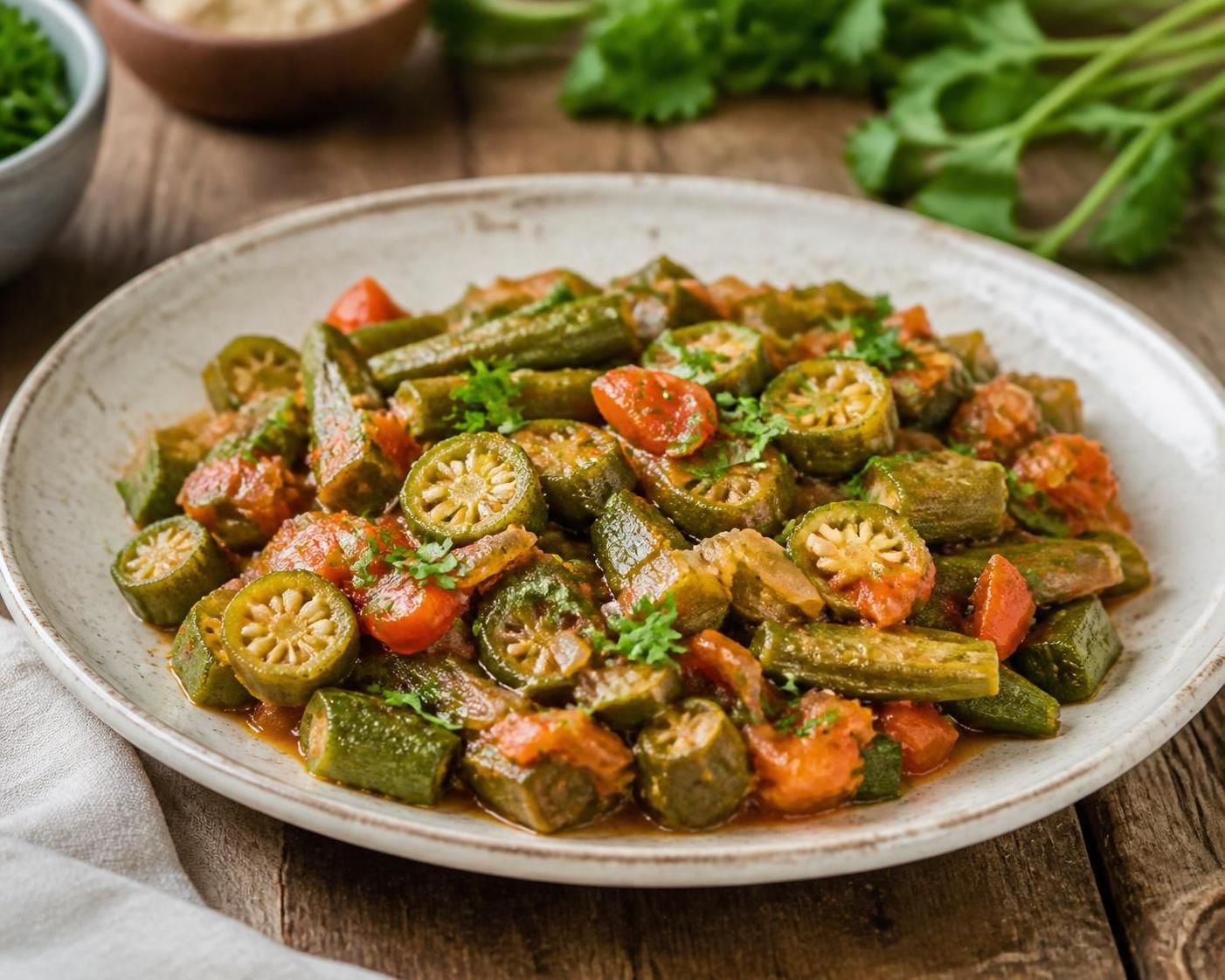découvrez comment le gombo, légume tropical savoureux, s'intègre dans des recettes écoresponsables pour allier plaisir culinaire et respect de l'environnement.