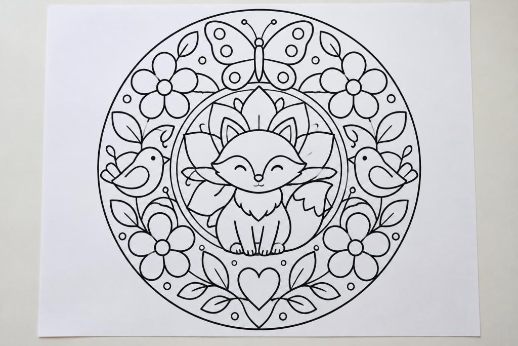 téléchargez nos coloriages de mandalas à imprimer : fleurs, animaux et motifs faciles pour un moment de détente créatif à tout âge.