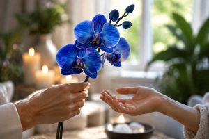 découvrez la signification spirituelle de l’orchidée bleue et les occasions idéales pour l’offrir, symbole d’espoir, de rareté et d’élégance.